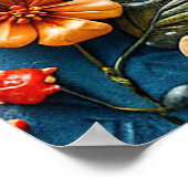 Farbiger 3D-Ladybug Poster (Ecke)
