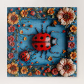 Farbiger 3D-Ladybug Puzzle (Horizontal)
