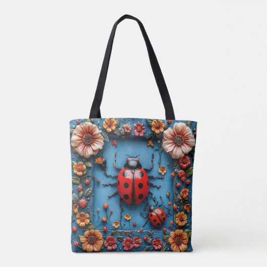 Farbiger 3D-Ladybug Tasche (Rückseite)