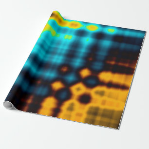 Farbiger abstrakter geometrischer Hintergrund mit Geschenkpapier