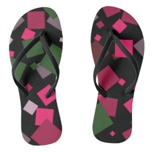 Farbiger abstrakter Hintergrund Badesandalen