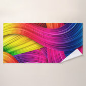 farbiger abstrakter Hintergrund, Farbe, Abstr. Badehandtuch (Badehandtuch)