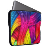 farbiger abstrakter Hintergrund, Farbe, Abstr. Laptopschutzhülle (Vorne Rechts)