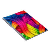 farbiger abstrakter Hintergrund, Farbe, Abstr. Notizblock (Rechte Seite)