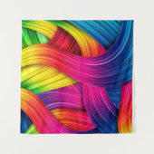 farbiger abstrakter Hintergrund, Farbe, Abstr. Wandteppich (Vorderseite (Horizontal))