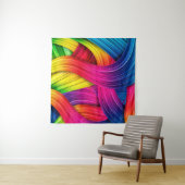farbiger abstrakter Hintergrund, Farbe, Abstr. Wandteppich (Beispiel (Horizontal))