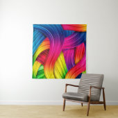 farbiger abstrakter Hintergrund, Farbe, Abstr. Wandteppich (Beispiel)