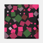 Farbiger abstrakter Hintergrund Magnet (Vorne)