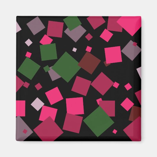 Farbiger abstrakter Hintergrund Magnet (Vorne)