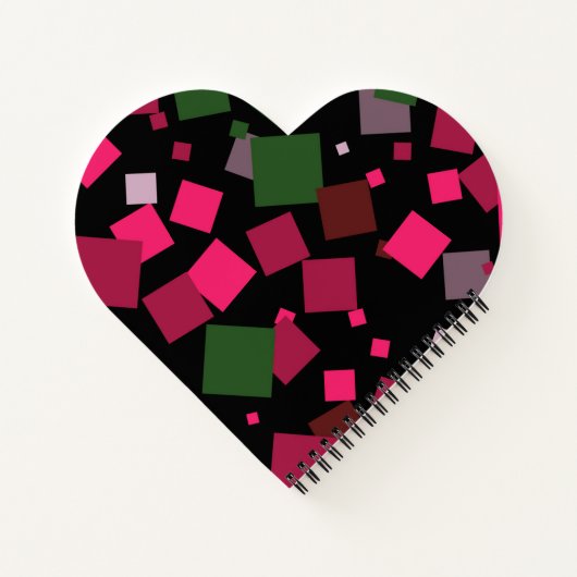 Farbiger abstrakter Hintergrund Notizblock (Rückseite)