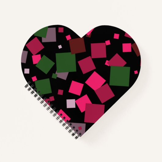 Farbiger abstrakter Hintergrund Notizblock (Vorderseite)