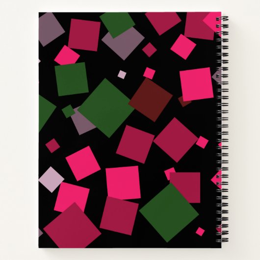 Farbiger abstrakter Hintergrund Notizblock (Rückseite)