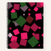 Farbiger abstrakter Hintergrund Notizblock (Vorderseite)