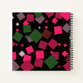 Farbiger abstrakter Hintergrund Notizblock (Rückseite)