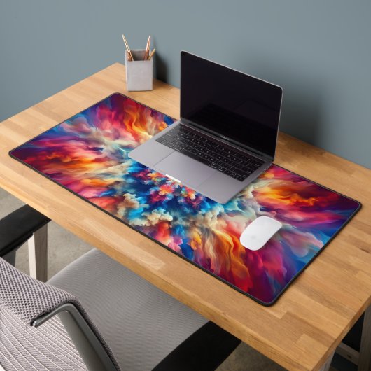 Farbiger abstrakter Hintergrund Schreibtischunterlage (Büro 2)