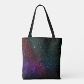 Farbiger abstrakter Hintergrund Tasche (Rückseite)