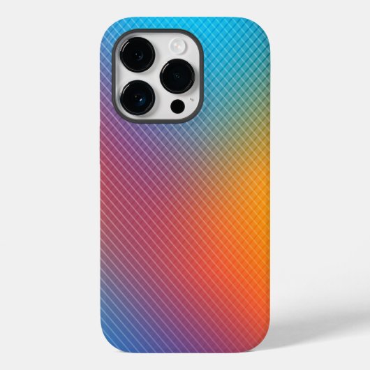 Farbiger abstrakter holografischer Hintergrund Nr. Case-Mate iPhone Hülle (Rückseite)