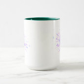 Farbiger abstrakter Neon-Splash Tasse (Zentrum)