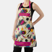 Farbiger Abstrakter Pinselstrich mit Individuelle  Schürze (InSitu)