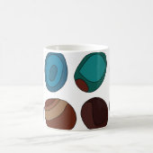 Farbiger Achatstein Kristallheiler Kaffeetasse (Mittel)