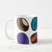 Farbiger Achatstein Kristallheiler Kaffeetasse (Links)