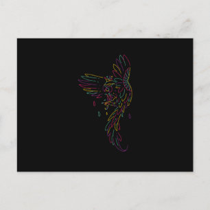 Farbiger Adler Postkarte