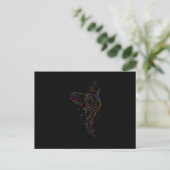 Farbiger Adler Postkarte (Stehend Vorderseite)