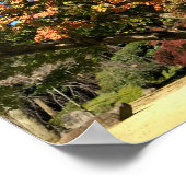 Farbiger Ahornbaum Poster (Ecke)