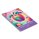 Farbiger Apfel für 1. Klasse 2025 Notizblock (Rechte Seite)