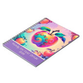 Farbiger Apfel für 1. Klasse 2025 Notizblock (Linke Seite)