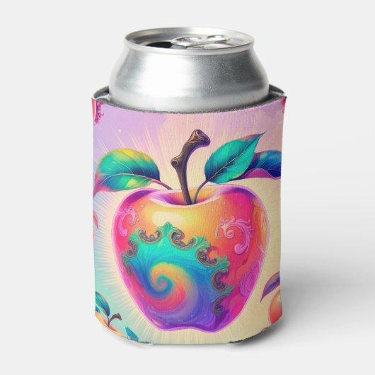 Farbiger Apfel für den Sommer Dosenkühler (Kanne Vorderseite)