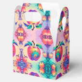 Farbiger Apfel Geschenkschachtel (Geöffnet)