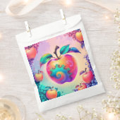Farbiger Apfel Geschenktütchen (Ausgeschnitten)