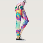 Farbiger Apfel Leggings (Rechts)