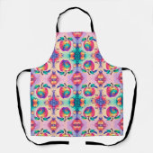 Farbiger Apfel Schürze (Vorderseite)