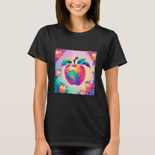 Farbiger Apfel T-Shirt