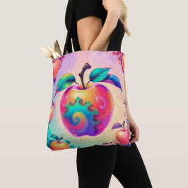Farbiger Apfel Tasche