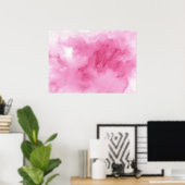 farbiger Aquarellhintergrund für Ihre 2 Poster (Heimbüro)