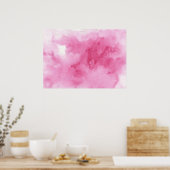 farbiger Aquarellhintergrund für Ihre 2 Poster (Küche)