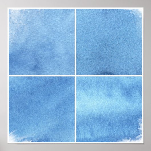 farbiger Aquarellhintergrund für Ihre 5 Poster (Vorne)