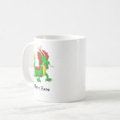 Farbiger asiatischer Drache Kaffeetasse (Vorderseite Links)