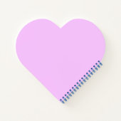 Farbiger Atom Lavender Hintergrund Notizblock (Rückseite)