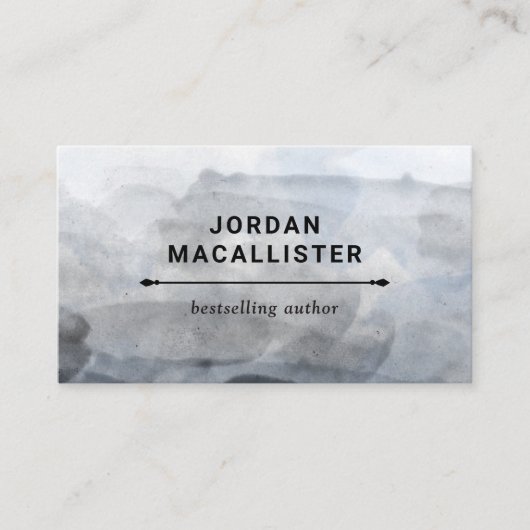 Farbiger Autor Visitenkarte (Vorderseite)