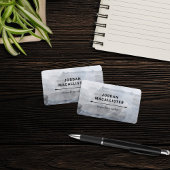 Farbiger Autor Visitenkarte