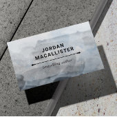 Farbiger Autor Visitenkarte