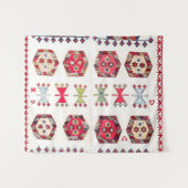 Farbiger Azteken-Muster Wandteppich (Vorderseite (Horizontal))