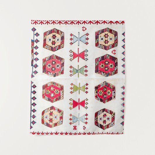 Farbiger Azteken-Muster Wandteppich (Vorderseite)