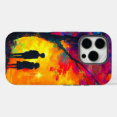 Farbiger Baum der Liebe Case-Mate iPhone Hülle (Rückseite (Horizontal))