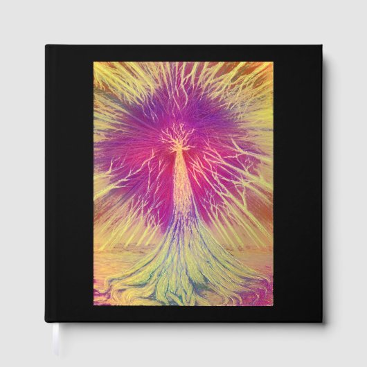 Farbiger Baum des Lebens Gästebuch (Vorderseite)