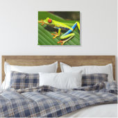 Farbiger Baumfrosch Leinwanddruck (Insitu (Schlafzimmer))